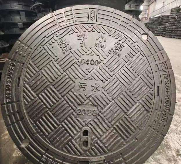 永安坝街道球墨铸铁防沉降井盖展示